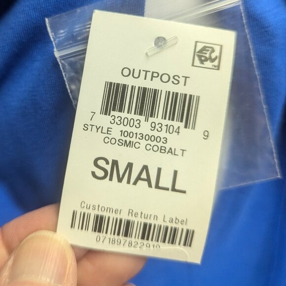 NWT INC Size Small Halter Style Top in Cosmic Cobalt Blue - Picture 4 of 16